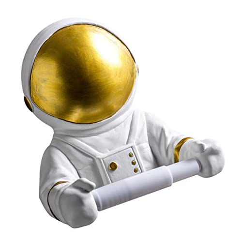 Uonlytech Rollenpapier-aufbewahrungshalter Entzückender Astronauten-taschentuchständer Perfekt Für Die Heimdekoration von Uonlytech
