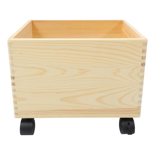 Uonlytech 1 Stück Holzkiste mit Praktische Aufbewahrungsbox für Kleidung und Alltagsgegenstände Hochwertigem Holz und Tragbar und Langlebig für Zuhause und von Uonlytech