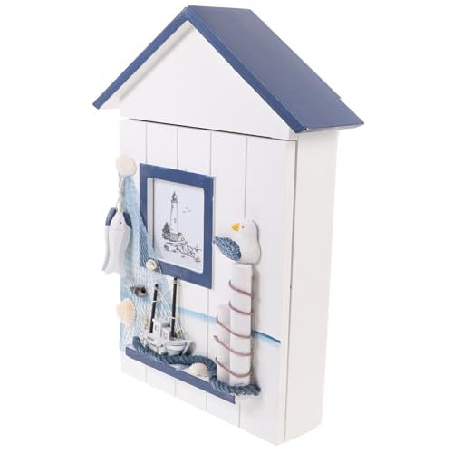 Uonlytech 1 Stück Kreative Schlüsselaufbewahrungsbox aus Mediterranes Design und Praktisch für Desktop Schlüsselkasten für Zuhause von Uonlytech