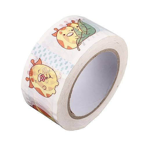 Uonlytech 1 Stück Tierdesign Verpackungsband Hochwertiges Klebeband für Schule und Zuhause Transparent und Stark für Einfache Versiegelung und Verpackung von Uonlytech