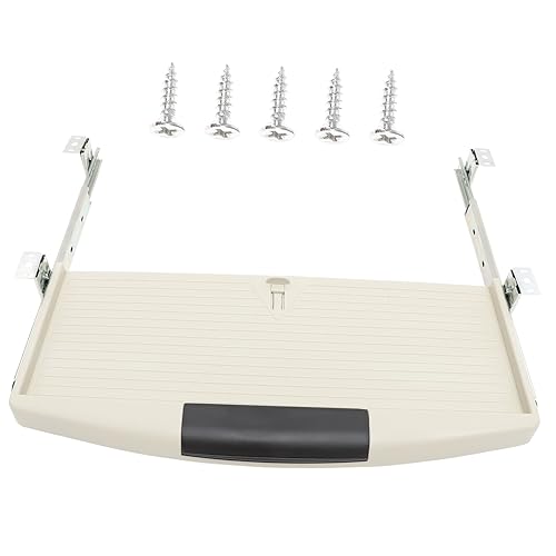 Uonlytech 1 Stück Untertisch Tastaturbox Organizer für Schreibtisch Platzsparend Ergonomisches Design für Büro und Home Office Zufällige Farbe Zufällige Farbe von Uonlytech
