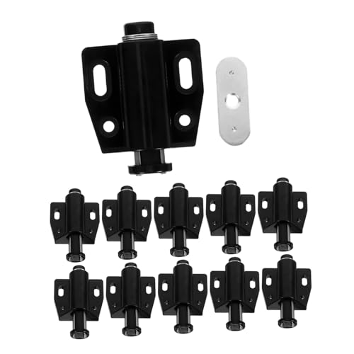 Uonlytech 10 Sätze Teiliges Unsichtbare Magnet türfänge Push to open Schrankverschluss Geräuscharm mit Stoßdämpfung Geeignet für Küche Bad und Büro Verdeckter Druckverschluss von Uonlytech