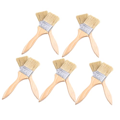 Uonlytech 10 Stück/Ölpinsel Reinigungspinsel Kleberpinsel Grillreiniger Pinsel Borstenpinsel Chip Pinsel Kochpinsel Werkzeug Gelb Holz Uonlytech 10 Stück/Ölpinsel Reinigungspinsel Kleberpinsel Grillreiniger Pinsel Borstenpinsel Chip Pinsel Kochpinsel Werkzeug Gelb Holz von Uonlytech