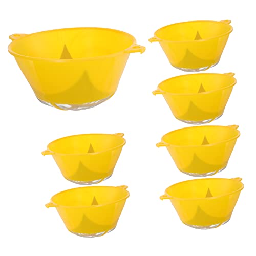 Uonlytech 10 Stück Farbfilter Lackfiltersieb Filterfarbe Malen Trichter Für Mesh -lacksieb Maschenfilter Feinmaschiges Farbsieb -farbsieb Sieb Für Filteröl Malerei Wasser Plastik Yellow von Uonlytech