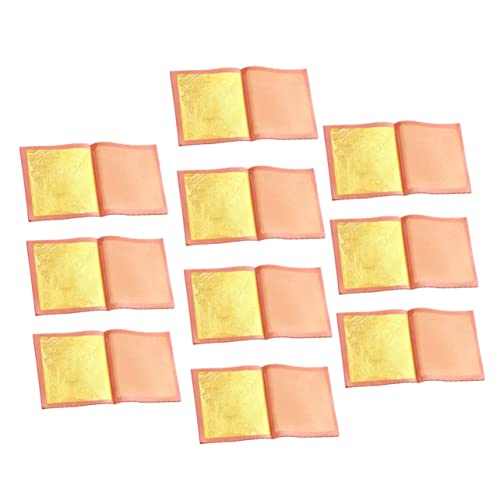 Uonlytech 10 Stück Folienpapier zum Bemalen Basteln Blattgold malen essbares Blattgold beschichtet Farbe Handwerk essbares imitiertes Goldfolienpapier Folienpapier für Golden Uonlytech 10 Stück Folienpapier zum Bemalen Basteln Blattgold malen essbares Blattgold beschichtet Farbe Handwerk essbares imitiertes Goldfolienpapier Folienpapier für Golden von Uonlytech