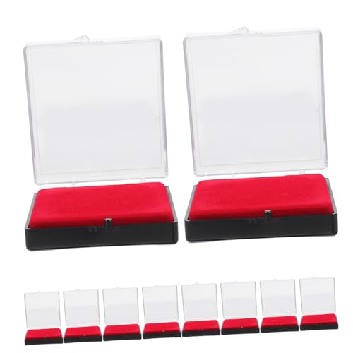 Uonlytech 10stücke Medaillenvitrine Mit Klappdesign Für Schmuck Und Abzeichen Transparente Aufbewahrungsbox Mit Schutz Vor Kratzern Vielseitig Einsetzbar Für Sammlerstücke Und Geschenke von Uonlytech