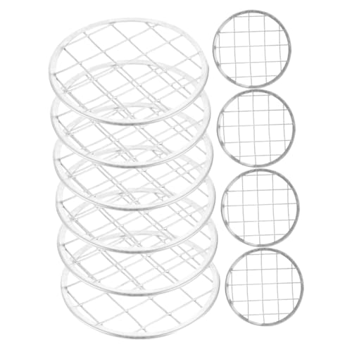 Uonlytech 10stücke Pack Wiederverwendbares Metall-Blumen-Gitter Für Einmachgläser Vasen-Gitter Einmachglas-zubehör Aus von Uonlytech