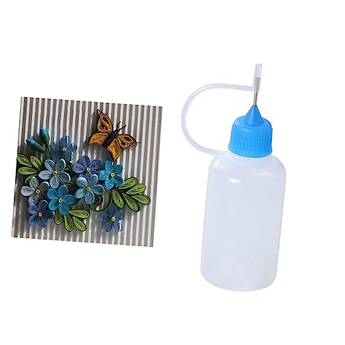 Uonlytech 10 Stück Präzisionskleberflasche mit Feiner Spitze DIY Quilling Werkzeug für Bastelprojekte mit Metallspitze Auslaufsicherer Uonlytech 10 Stück Präzisionskleberflasche mit Feiner Spitze DIY Quilling Werkzeug für Bastelprojekte mit Metallspitze Auslaufsicherer von Uonlytech