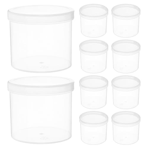 Uonlytech 10 Stück Runde Transparente Aufbewahrungsboxen für Schmuck und Münzen Teiliges Staubdicht und Sicher für Tägliche Nutzung und Vielseitige Aufbewahrung Uonlytech 10 Stück Runde Transparente Aufbewahrungsboxen für Schmuck und Münzen Teiliges Staubdicht und Sicher für Tägliche Nutzung und Vielseitige Aufbewahrung von Uonlytech