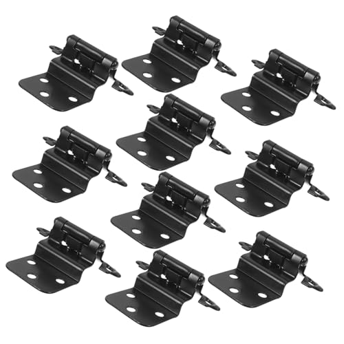 Uonlytech 10 Stück Teiliges Schwarze Möbel türscharniere aus Verstärktem Eisen Drehbar Geräuscharm Langlebig und Verformungsbeständig Geeignet für Schrank Innentüren Uonlytech 10 Stück Teiliges Schwarze Möbel türscharniere aus Verstärktem Eisen Drehbar Geräuscharm Langlebig und Verformungsbeständig Geeignet für Schrank Innentüren von Uonlytech