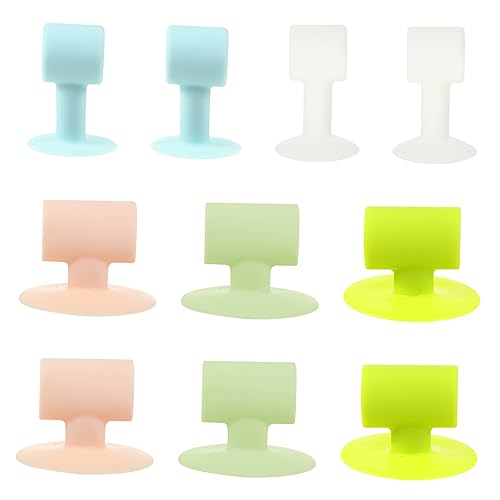 Uonlytech Silikon Türstopper 10 Stücke Antikollisions Türsauger Geräuschloser Wandschutz Tür Crash Pad für Zuhause Türgriff Schutz von Uonlytech