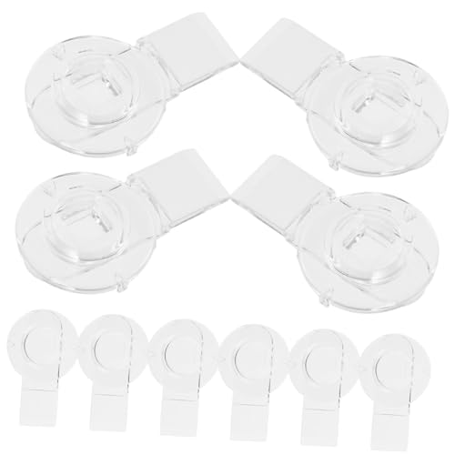 Uonlytech 10 Stück Teiliges Transparentes Scharnier Riegelschloss Bruchsicherer Verschluss für Schmuckkästen Haustierkäfige und Aufbewahrungsboxen Einfach zu Montieren Langlebiges Material Uonlytech 10 Stück Teiliges Transparentes Scharnier Riegelschloss Bruchsicherer Verschluss für Schmuckkästen Haustierkäfige und Aufbewahrungsboxen Einfach zu Montieren Langlebiges Material von Uonlytech