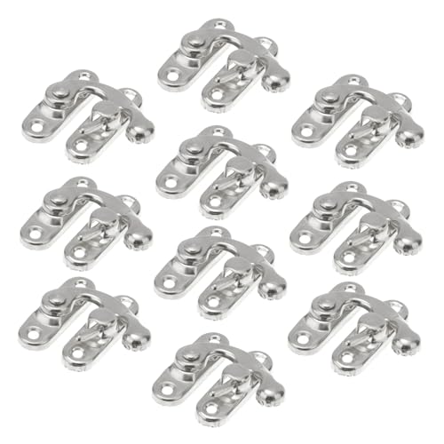 Uonlytech 10 Stück Teiliges Vintage Holzbox schlossset mit Gebogenem Hornverschluss Schraubbefestigung Einfach zu Montierende Schmuckkästchen riegel für Truhen Weinboxen Kleine Schränke und Uonlytech 10 Stück Teiliges Vintage Holzbox schlossset mit Gebogenem Hornverschluss Schraubbefestigung Einfach zu Montierende Schmuckkästchen riegel für Truhen Weinboxen Kleine Schränke und von Uonlytech