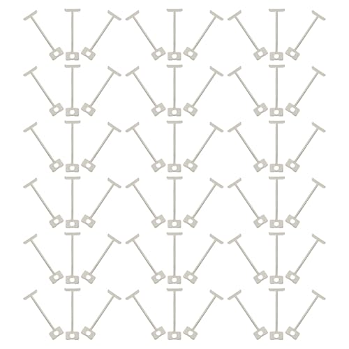 Uonlytech 100 Stück Teiliges Fliesen nivelliersystem Stahl nivelliernadeln Wiederverwendbar Robust Korrosionsbeständig für Wand und Boden Einfache Installation Langlebig von Uonlytech
