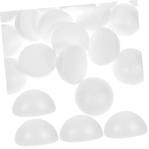 Uonlytech 100Stücke Halbkugel Schaumstoffbälle DIY Bastelmaterial für Blumenarrangements Weihnachtsdekoration und Projekte Weiß Uonlytech 100Stücke Halbkugel Schaumstoffbälle DIY Bastelmaterial für Blumenarrangements Weihnachtsdekoration und Projekte Weiß von Uonlytech