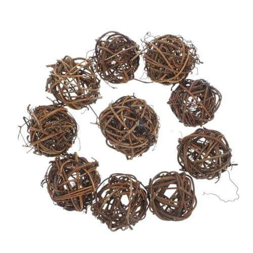 Uonlytech 10stücke Zweigkugeln Dekorativ Aus Naturmaterial Für Innen Und Außenbereich Für Tischdekoration DIY-bastelarbeiten Party Und Veranstaltungsausstattung von Uonlytech