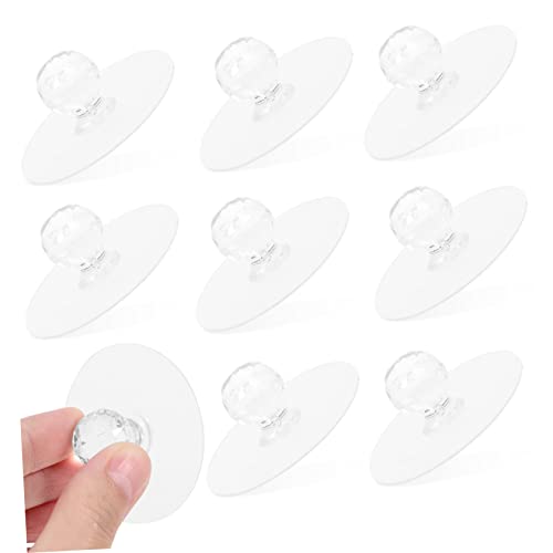 Uonlytech 10Stücke Teiliges Selbstklebende Schubladenknöpfe Transparent Türgriffe für Schränke Küchenschränke und Möbel kein Bohren Erforderlich Uonlytech 10Stücke Teiliges Selbstklebende Schubladenknöpfe Transparent Türgriffe für Schränke Küchenschränke und Möbel kein Bohren Erforderlich von Uonlytech