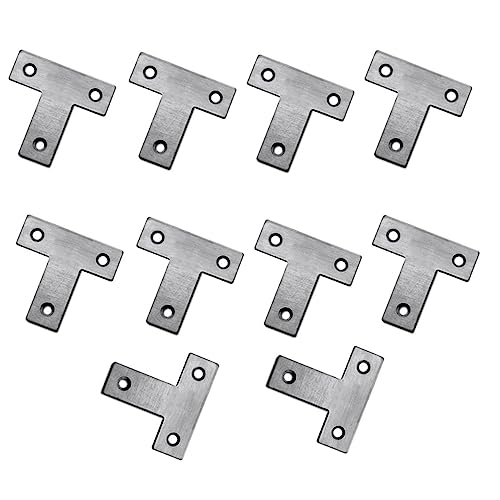 Uonlytech 10st Winkelträger Eckstrebe Aus Stahl Winkelhalter Rostfrei Eckwinkel Aus Stahl Rostfreier Stahl von Uonlytech