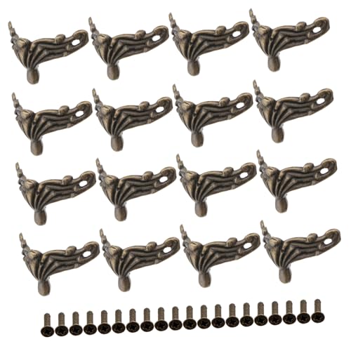 Uonlytech 12 Stück Möbel Fußschutz Zinklegierung Dekorative Beine für Möbel Schmuckkästen und Mittelgroß Langlebig und Installieren Uonlytech 12 Stück Möbel Fußschutz Zinklegierung Dekorative Beine für Möbel Schmuckkästen und Mittelgroß Langlebig und Installieren von Uonlytech