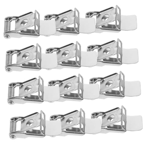 Uonlytech 12 Stück Teiliges Federclips für Einbauleuchten Hohe Härte Stabile Halterungen für Downlight Panel Lampen Einfache und Schnelle Montage Langlebige Deckenleuchten Befestigung von Uonlytech
