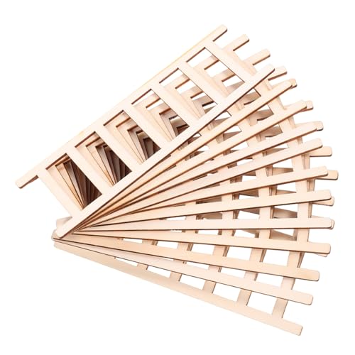 Uonlytech 12 Stück Teiliges Handgefertigte Mini Holzleiter Langlebige Kompakte Puppenhaus Miniatur Treppe Stilvolle DIY Dekoration für Wohnraum Bücherregal und Bastelprojekte Uonlytech 12 Stück Teiliges Handgefertigte Mini Holzleiter Langlebige Kompakte Puppenhaus Miniatur Treppe Stilvolle DIY Dekoration für Wohnraum Bücherregal und Bastelprojekte von Uonlytech