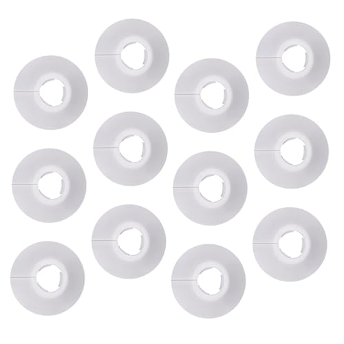Uonlytech 12 Stück Teiliges PVC Weiß Wandmontierte Dekorative Abdeckung für Heizungsrohre und Wasserleitungen Präzise Gefertigte Langlebige Rohrverkleidung zur Verschönerung und Abdeckung Uonlytech 12 Stück Teiliges PVC Weiß Wandmontierte Dekorative Abdeckung für Heizungsrohre und Wasserleitungen Präzise Gefertigte Langlebige Rohrverkleidung zur Verschönerung und Abdeckung von Uonlytech