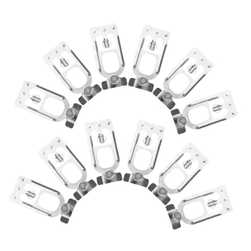 Uonlytech 12 Stück Teiliges Palettenregal-sicherheitsclip Stahl Teardrop-rack-verbindung Robuste Sicherheitsstifte für Lagerregale Einfache Montage Hohe Stabilität und Vielseitiger Einsatz Uonlytech 12 Stück Teiliges Palettenregal-sicherheitsclip Stahl Teardrop-rack-verbindung Robuste Sicherheitsstifte für Lagerregale Einfache Montage Hohe Stabilität und Vielseitiger Einsatz von Uonlytech