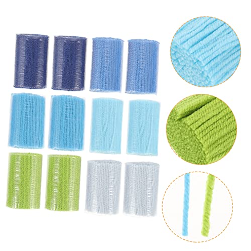 Uonlytech 12Stücke Latch Hook Garn DIY Kissen Decken Hypoallergenem Acrylmaterial für Anfänger und Erfahrene Bastler Erhältlich von Uonlytech