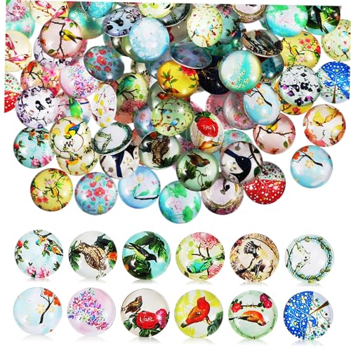 Uonlytech 150Stücke DIY Glassteine Für Schmuckherstellung Runde Glasflicken Für Armbänder Halsketten Und Bastelprojekte Hochwertige Glänzende Materialien Uonlytech 150Stücke DIY Glassteine Für Schmuckherstellung Runde Glasflicken Für Armbänder Halsketten Und Bastelprojekte Hochwertige Glänzende Materialien von Uonlytech