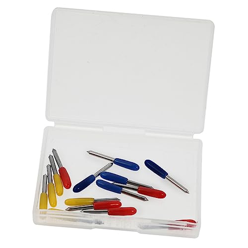 Uonlytech 15stücke Teiliger Ersatz-schneidewerkzeug Aus Wolframstahl Für Vinyl Stoff Schneidmaschinenschneider Mit Gummihülle Für Graviermaschinen von Uonlytech