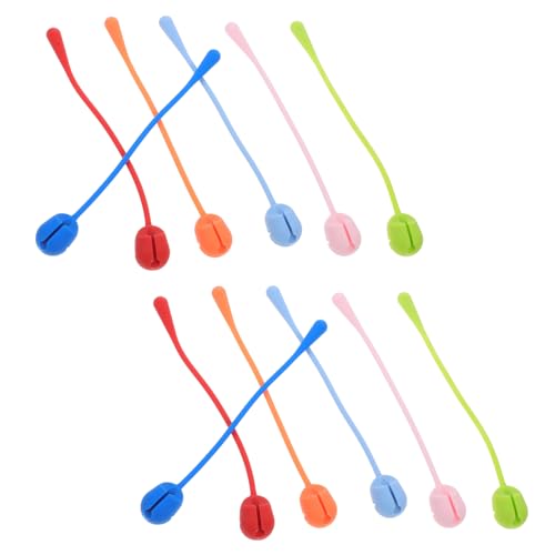Uonlytech 16 Stück Teiliges Silikon Kabel Organizer Flexible Kabelbinder Schnellen Ordnen von Ladekabeln USB und Audiokabeln Wiederverwendbar für Schreibtisch Reise und Zuhause Uonlytech 16 Stück Teiliges Silikon Kabel Organizer Flexible Kabelbinder Schnellen Ordnen von Ladekabeln USB und Audiokabeln Wiederverwendbar für Schreibtisch Reise und Zuhause von Uonlytech