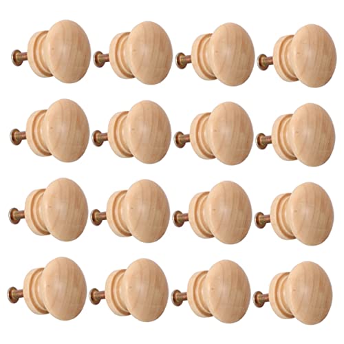 Uonlytech 16Stücke Holz Möbelgriffe Schubladenknöpfe für Küchenschränke Feinpolierte Holzoberfläche Langlebig und Elegant zur Aufwertung Ihrer Möbel Uonlytech 16Stücke Holz Möbelgriffe Schubladenknöpfe für Küchenschränke Feinpolierte Holzoberfläche Langlebig und Elegant zur Aufwertung Ihrer Möbel von Uonlytech