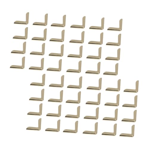 Uonlytech 180 Stück Vintage Metall Eckenschützer Gold Robuste Buch Alben-eckenschutz Beschläge für Fotoalben Notizbücher Scrapbooking Tagebücher und Ordner von Uonlytech