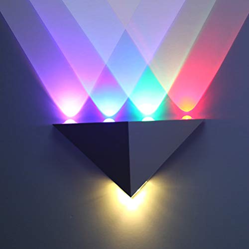 Uonlytech 1PC Fashion Modern Creative 90-265V Triangle LED Wall Light Lamp Chic Light Fixture Sconce Lights for Home Hotel Restaurant Theater von Uonlytech