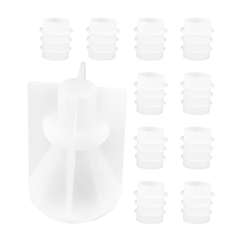 Uonlytech 1Satz DIY Silikonform für Weinstopper Kreative Flaschenverschlussform für Designs Teiliges mit Stopfen und Hüllen für Kunsthandwerk und von Uonlytech