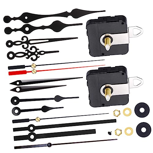 Uonlytech 1Satz DIY Uhrwerk mit Quarzbewegungen und Metallzeigern Präzise und Leise Uhrenteile für Wanduhren und Reparaturen von Uonlytech