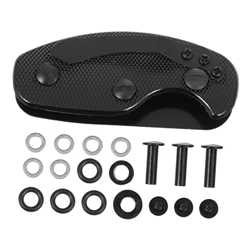 Uonlytech 1Satz Outdoor Schlüsselclip Aluminium Legierung Schlüsselhalter Tragbar und für Türschlüssel Vorhängeschlösser und Computer Tastaturen für Unterwegs von Uonlytech