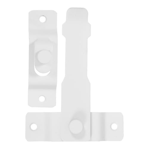 Uonlytech 1Satz Türriegel mit Verstärktem Design Vielseitiger Schiebetürriegel für Haustierkäfige Gartenhäuser Scheunentore und Fenster Einfache Installation Rostfrei Polierte von Uonlytech