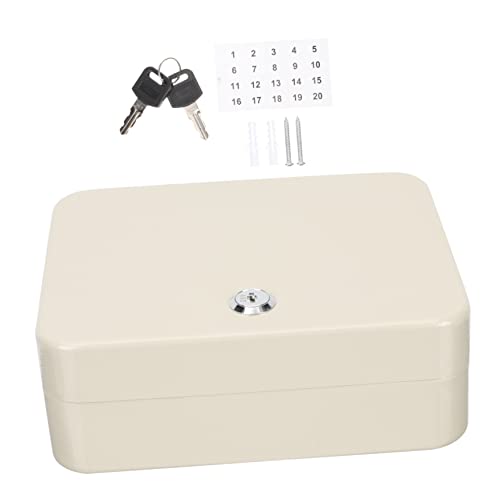 Uonlytech 1Satz Wandschlüsselbox Plätze für Autoschlüssel und Raumschlüssel Kompakte Schlüsselspeicherhalterung für Einfache Wandmontage für Häuser und Werkstätten Uonlytech 1Satz Wandschlüsselbox Plätze für Autoschlüssel und Raumschlüssel Kompakte Schlüsselspeicherhalterung für Einfache Wandmontage für Häuser und Werkstätten von Uonlytech
