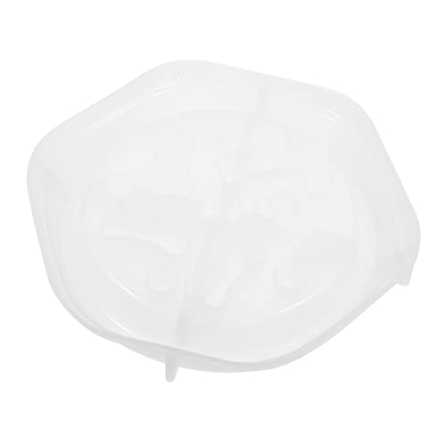 Uonlytech 1Stück Haustierschale Silikonform Kristall Tropfform für Futterschalen Flexibles und Transparentes Material DIY Lebensmittel Teller für Katzen Einfach zu Reinigen von Uonlytech