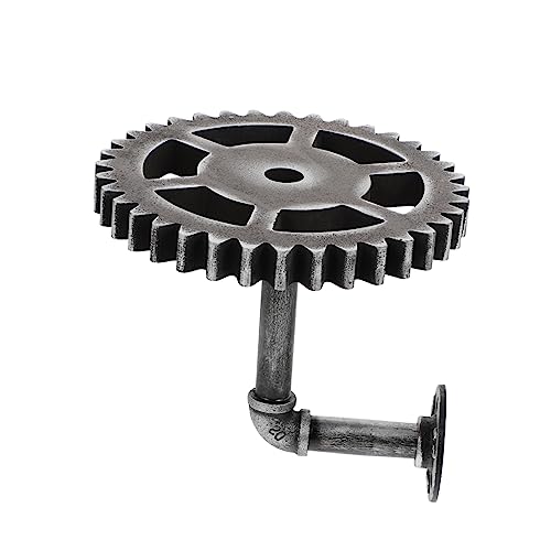 Uonlytech Industrielles Wandregal Eisen Vintage Rohrhalterung Dekoratives Regal für Pflanzen und Bücher Steampunk Wandregal 1 Stück von Uonlytech