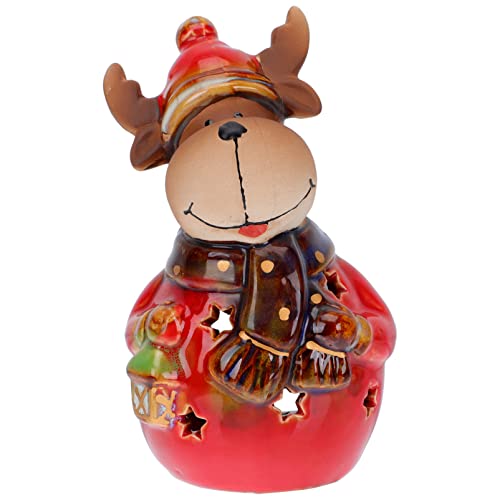Uonlytech 1stk Dekorative Lichter Weihnachtsmann-Ornament Rentier-teelichthalter Weihnachten Tischdeko Weihnachten Rentier Ornament Kamin Tierstatue Ältere Kerze Räuchergefäß Keramik Uonlytech 1stk Dekorative Lichter Weihnachtsmann-Ornament Rentier-teelichthalter Weihnachten Tischdeko Weihnachten Rentier Ornament Kamin Tierstatue Ältere Kerze Räuchergefäß Keramik von Uonlytech