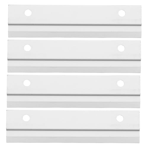 Uonlytech 2 Paare Interlocking Z-klemmen Wandhalterung French Cleat Bilder Spiegelhalter Aluminium Sicheres Aufhängesystem für Rahmen Schränke und Paneele von Uonlytech