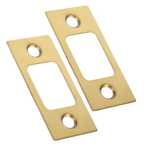 Uonlytech 2 STÜCK Schließblech aus Edelstahl Robustes Türschloss Zubehör für Holz Zimmertüren Einfache Montage Kompatibel für Haus und Büro Dunkles Finish für Modernes Design Uonlytech 2 STÜCK Schließblech aus Edelstahl Robustes Türschloss Zubehör für Holz Zimmertüren Einfache Montage Kompatibel für Haus und Büro Dunkles Finish für Modernes Design von Uonlytech