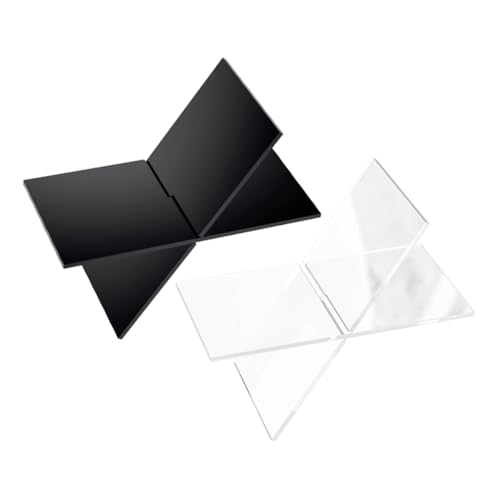 Uonlytech 2 Sätze Acryl Buchständer für Bibel und Kochbuch Transparenter Schwarzer Leseständer mit Ergonomischem Winkel Robuster Aufsteller für Küche Schreibtisch Rezeptbuchhalter Uonlytech 2 Sätze Acryl Buchständer für Bibel und Kochbuch Transparenter Schwarzer Leseständer mit Ergonomischem Winkel Robuster Aufsteller für Küche Schreibtisch Rezeptbuchhalter von Uonlytech