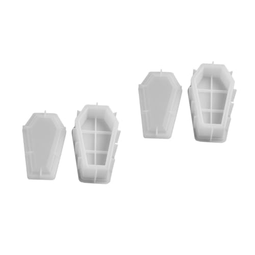 Uonlytech 2 Sätze Coffin Box Silikonform Diy Epoxidharz Gießform für Kreative Bastelprojekte für Halloween Dekoration und Einzigartige Hochwertigem Langlebigem Silikon Gefertigt von Uonlytech