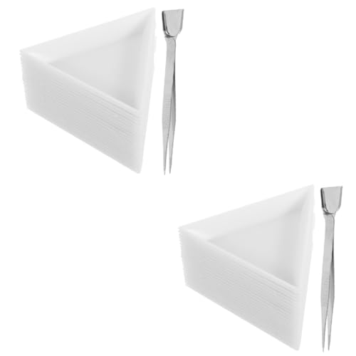 Uonlytech 2 Sätze Diamant Zeichnung Aufbewahrungstablett von Sortierplatten für Perlen Rhinestones und Diamantbeads für DIY Kunsthandwerk und Malerei von Uonlytech