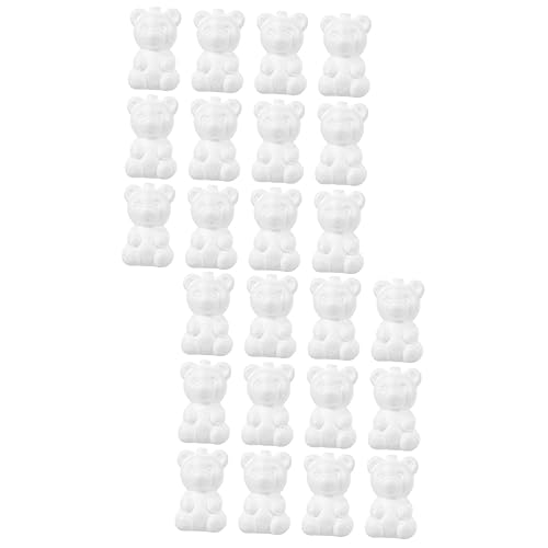 Uonlytech 2 Sätze Kreative DIY Formen In Bärenform Schaumstoff Requisiten Styropor Modellierbären Bärenspielzeug Kinderzimmer Dekoration Entzückende Modellierungen 20 Stück * 2 von Uonlytech