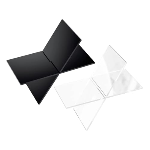 Uonlytech 2 Sätze Teiliges Acryl Buchhalter Transparenter und Schwarzer Buchständer Offener Buchhalter für Kochbücher Bibeln Magazine Stabiler und Leichter Desktop-organizer für Küche und Uonlytech 2 Sätze Teiliges Acryl Buchhalter Transparenter und Schwarzer Buchständer Offener Buchhalter für Kochbücher Bibeln Magazine Stabiler und Leichter Desktop-organizer für Küche und von Uonlytech