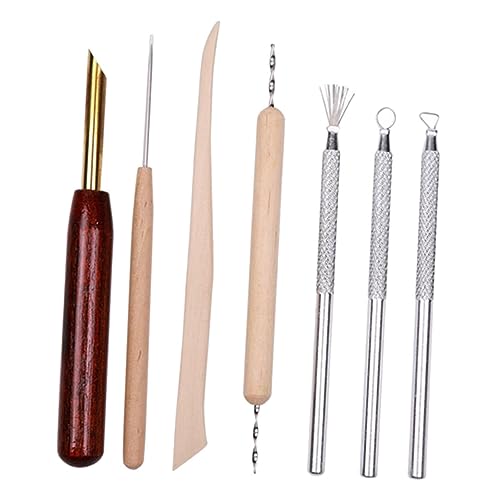 Uonlytech 2sätze Teiliges Set -töpferwerkzeugen Für Tonmodellierung Vielseitige Sculpting-Tools Für Anfänger Und -kunstprojekte Leicht Zu Reinigen Und Anwenderfreundlich von Uonlytech
